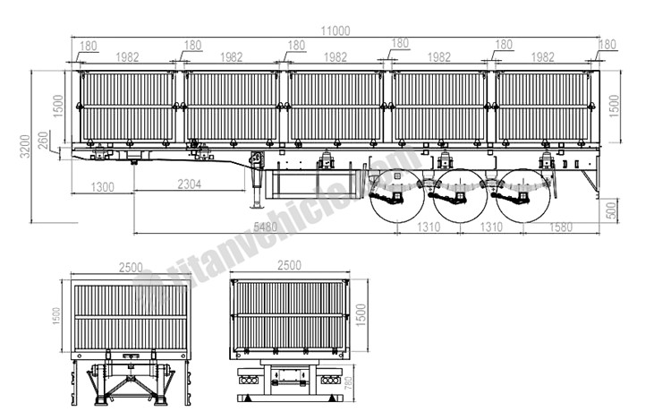 Tri Axle Side Tipper Trailer will be sent to Congo
