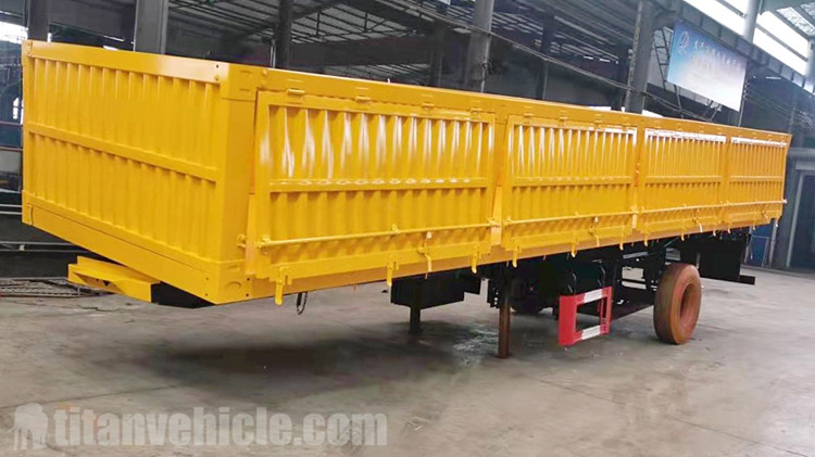 Tri Axle 40 Ton Side Tipper Trailer for Sale in Congo