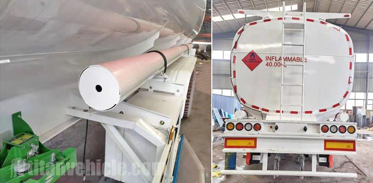 Tri Axle 40000 Liters Fuel Tanker will be sent to Zimbabwe