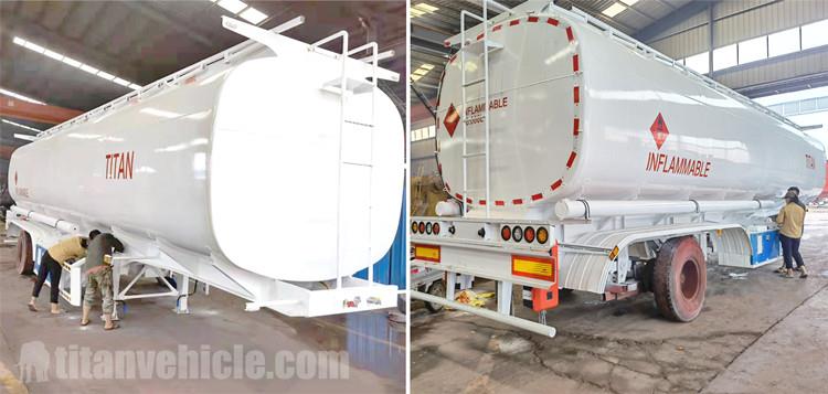 Tri Axle 40000 Liters Fuel Tanker for Sale in Zimbabwe