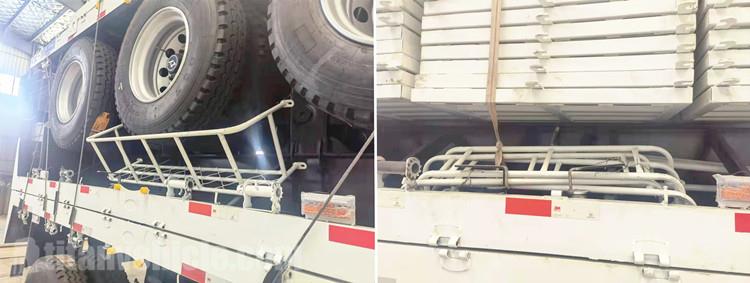 Triaxle trailer with stake for bulk cargo transport for sale in Botswana