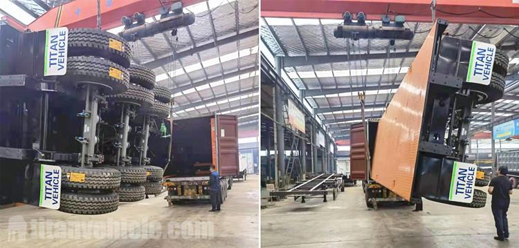 Tri Axle Flat Deck Trailer for Sale in Mali