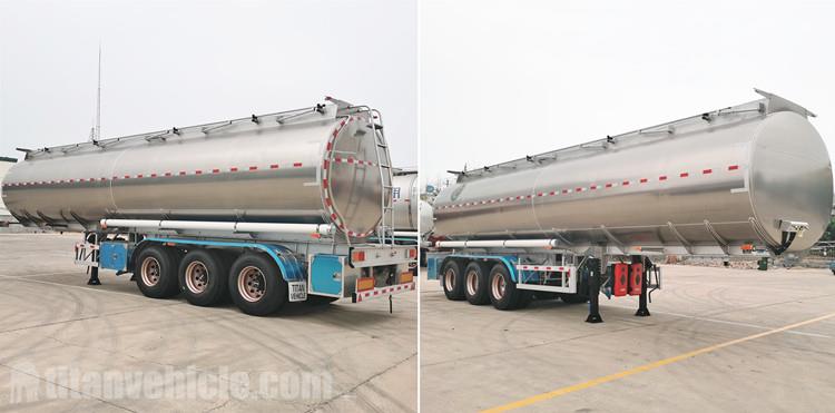 40000 Liters Aluminum Fuel Tank Semi Trailer will be sent to Zimbabwe