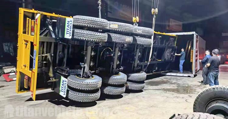 Triaxle 40 ft Flatbed Trailer will be sent to Tanzania