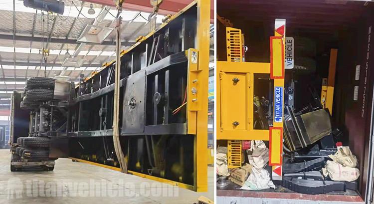 Triaxle 40 ft Flatbed Trailer for Sale in Tanzania