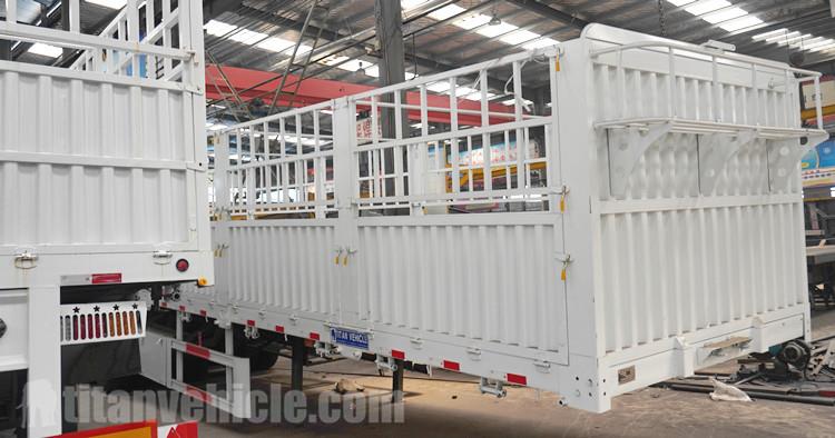 Tri Axle Fence Cargo Semi Trailer for Sale in Namibia