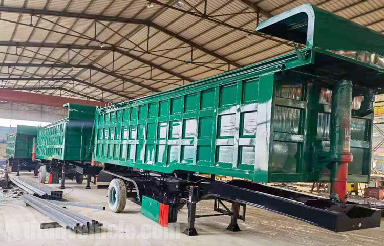 Tri Axle Semi Tipper Trailer for Sale in Senegal