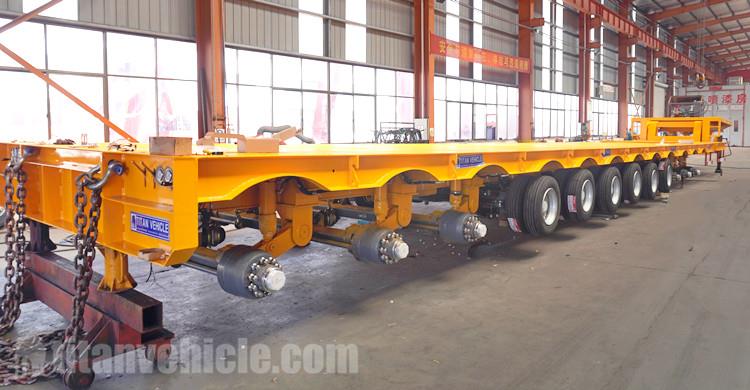 12 Axle 34m Extendable Trailer for Wind Turbine Tower Transport for Sale in Vietnam