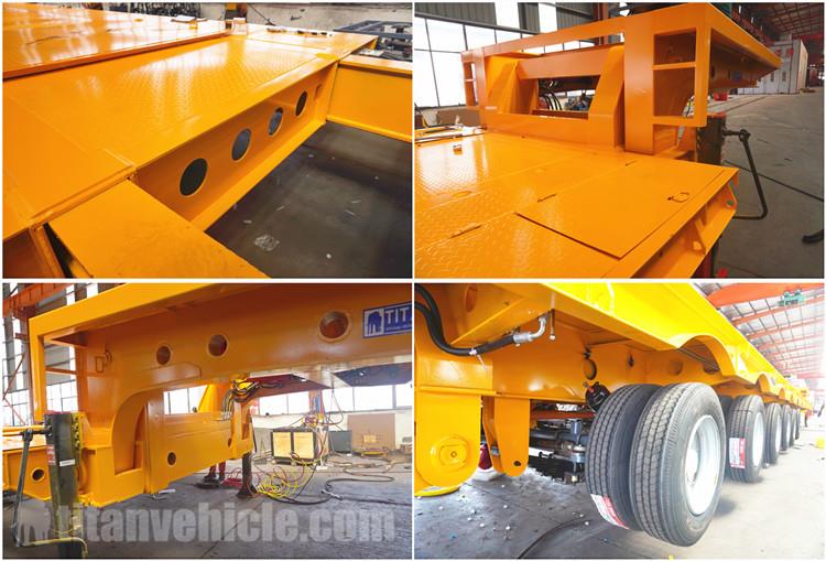 12 Axle 34m Extendable Trailer for Wind Turbine Tower Transport for Sale in Vietnam