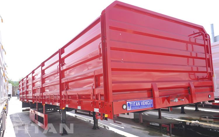 Sidewall Grain Transport Semi Trailer for Sale in Sudan