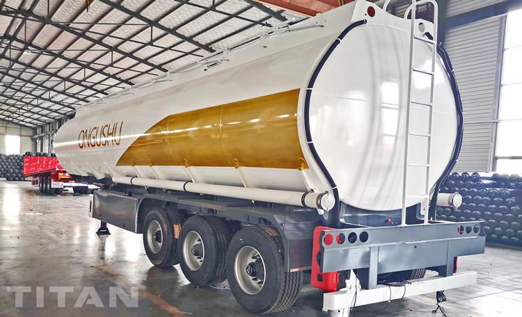 Tri Axle 45000 Liters Petrol Tanker Trailer for Sale in Namibia
