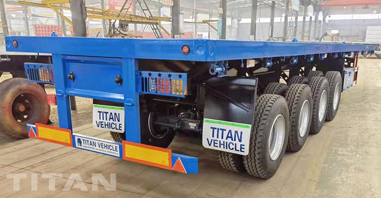 4 Axle 45 Ft Flatbed Trailer for Sale in Nigeria