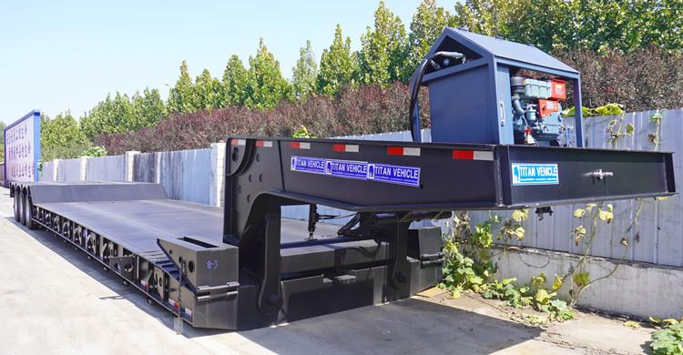 Tri Axle Hydraulic Detachable Gooseneck Trailer for Sale in Guyana