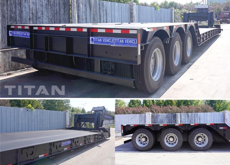 Tri Axle Hydraulic Detachable Gooseneck Trailer for Sale in Guyana