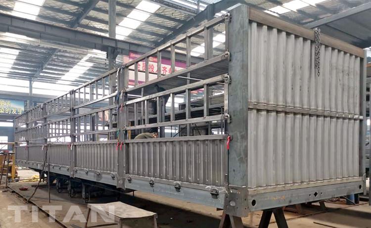 Tri Axle 60 Ton Stake Semi Trailer for Sale in Philippines