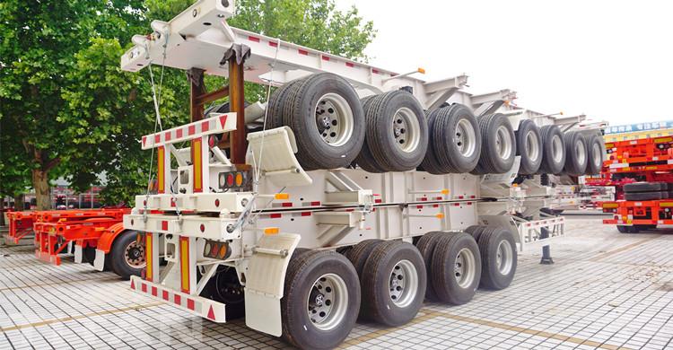 3 Units of 4 Axle Container Chassis Trailer will be sent to Ghana