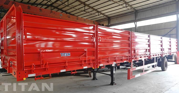 Grain Transport Drop Side Trailer for Sale in Tanzania