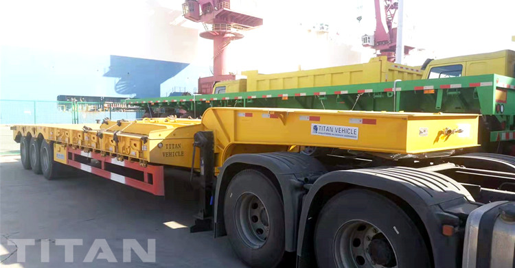 3 Axle 50 Ton Low Loader Trailer for Sale in Burkina Faso