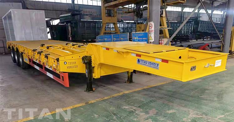3 Axle 50 Ton Low Loader Trailer for Sale in Burkina Faso