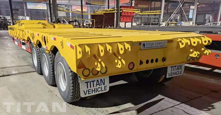 3 Axle 50 Ton Low Loader Trailer for Sale in Burkina Faso