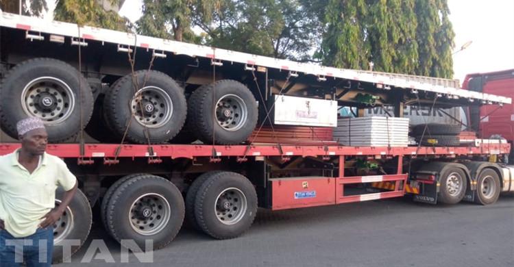 Tri Axle Sideboard Trailer for Sale in Tanzania - TITAN Vehicle