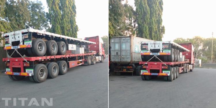 Tri Axle Sideboard Trailer for Sale in Tanzania - TITAN Vehicle