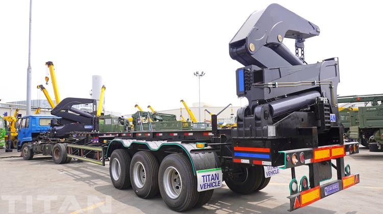 40Ft Side Lifter Container Truck Trailer will be sent to Gabon