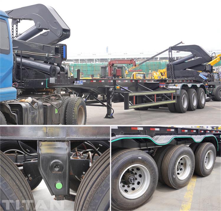 40Ft Side Lifter Container Truck Trailer for Sale in Gabon