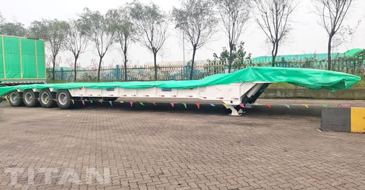 100 Ton Folding Gooseneck Trailer for Sale in Ghana