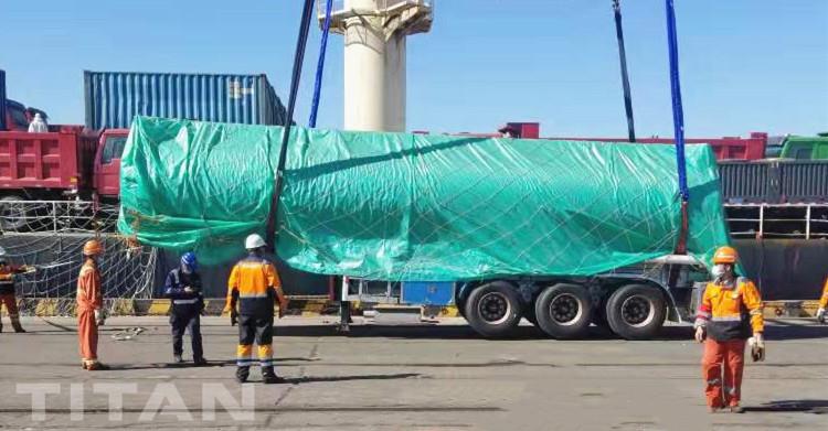 45000 Liters 6 Compartment Fuel Tanker Trailer Ready Ship to Botswana