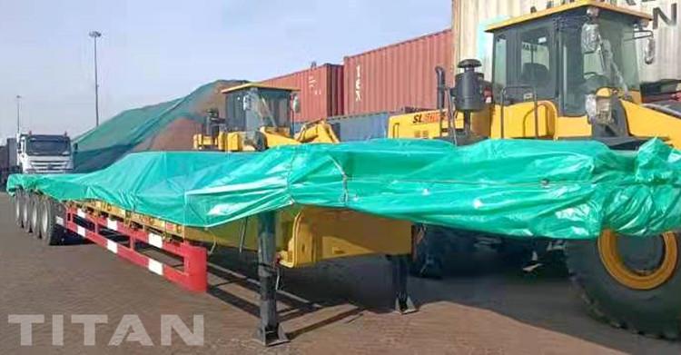 4 Axle Low Loader Arrives at Port and Ready Ship to Kenya