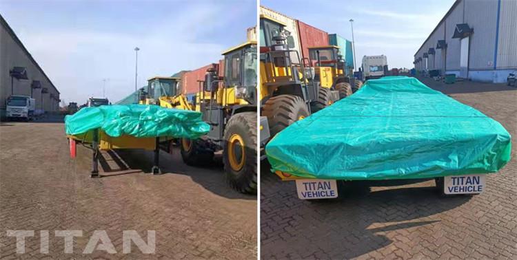 4 Axle Low Loader Arrives at Port and Ready Ship to Kenya