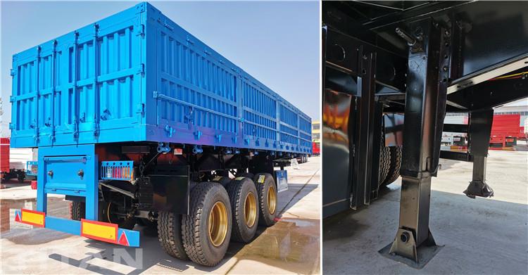 3 Axle 34 Ton Side Tipper Trailer for Sale in Ghana