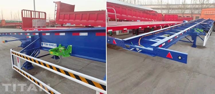 Tri Axle 40ft Container Chassis Trailer for Sale in Nigeria