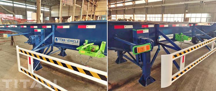 Tri Axle 40ft Container Chassis Trailer for Sale in Nigeria