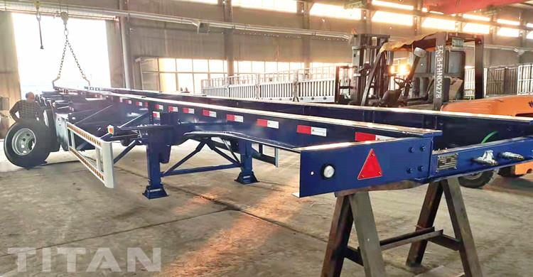 Tri Axle 40ft Container Chassis Trailer for Sale in Nigeria