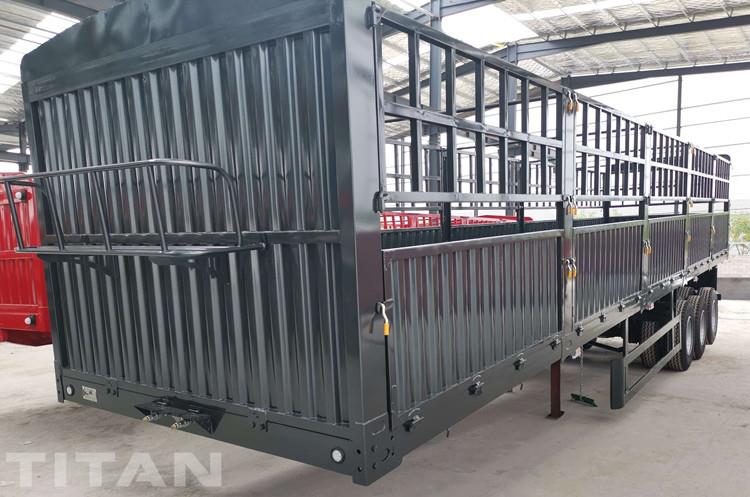 Tri Axle 60 Ton Animal Transport Fence Trailer for Sale in Kenya