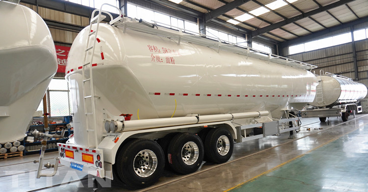 58cbm Wheat Flour Tanker Trailer for Sale in Zimbabwe