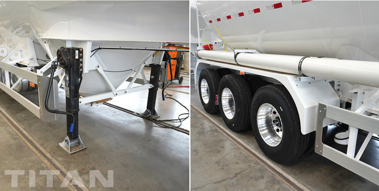 58cbm Wheat Flour Tanker Trailer for Sale in Zimbabwe