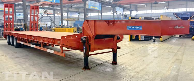 3 Axle Low Bed Trailer Truck Price for Sale in Uganda