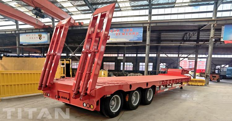 3 Axle Low Bed Trailer Truck Price for Sale in Uganda