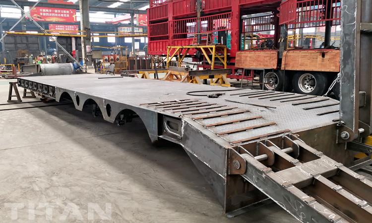 3 Axle Low Bed Trailer Truck Price for Sale in Uganda