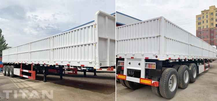 Tri Axle Drop Side Trailer for Sale in Ghana