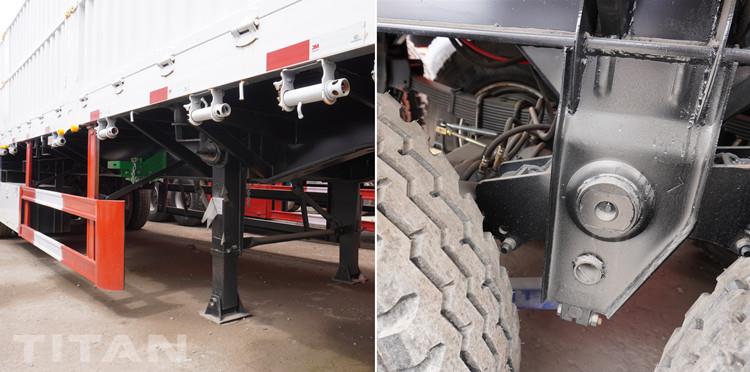 Tri Axle Drop Side Trailer for Sale in Ghana