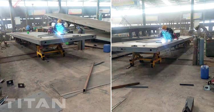 Tri Axle Flatbed Trailer for Sale Near Me in Sudan