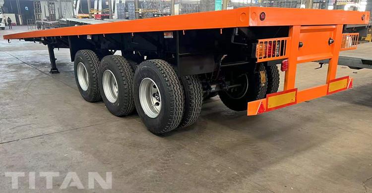 Tri Axle Flatbed Trailer for Sale Near Me in Sudan