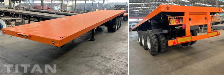 Tri Axle Flatbed Trailer for Sale Near Me in Sudan