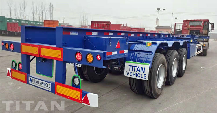 Tri Axle Shipping Container Skeletal Trailer for Sale in Kenya