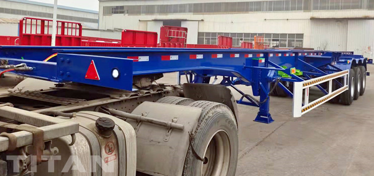 Tri Axle Shipping Container Skeletal Trailer for Sale in Kenya