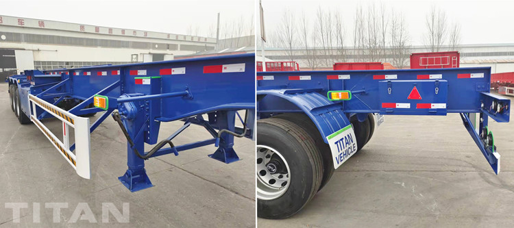 Tri Axle Shipping Container Skeletal Trailer for Sale in Kenya